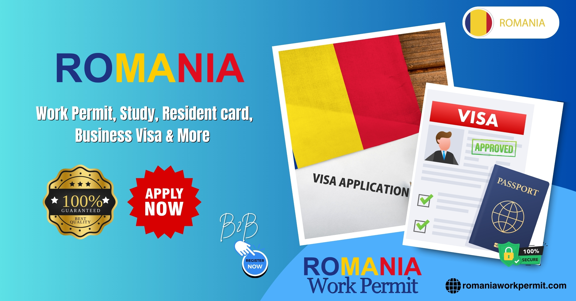 Romania Work Permit, Study, Jobs, and EU Blue Card Visa Requirements for Venezuelan Citizens