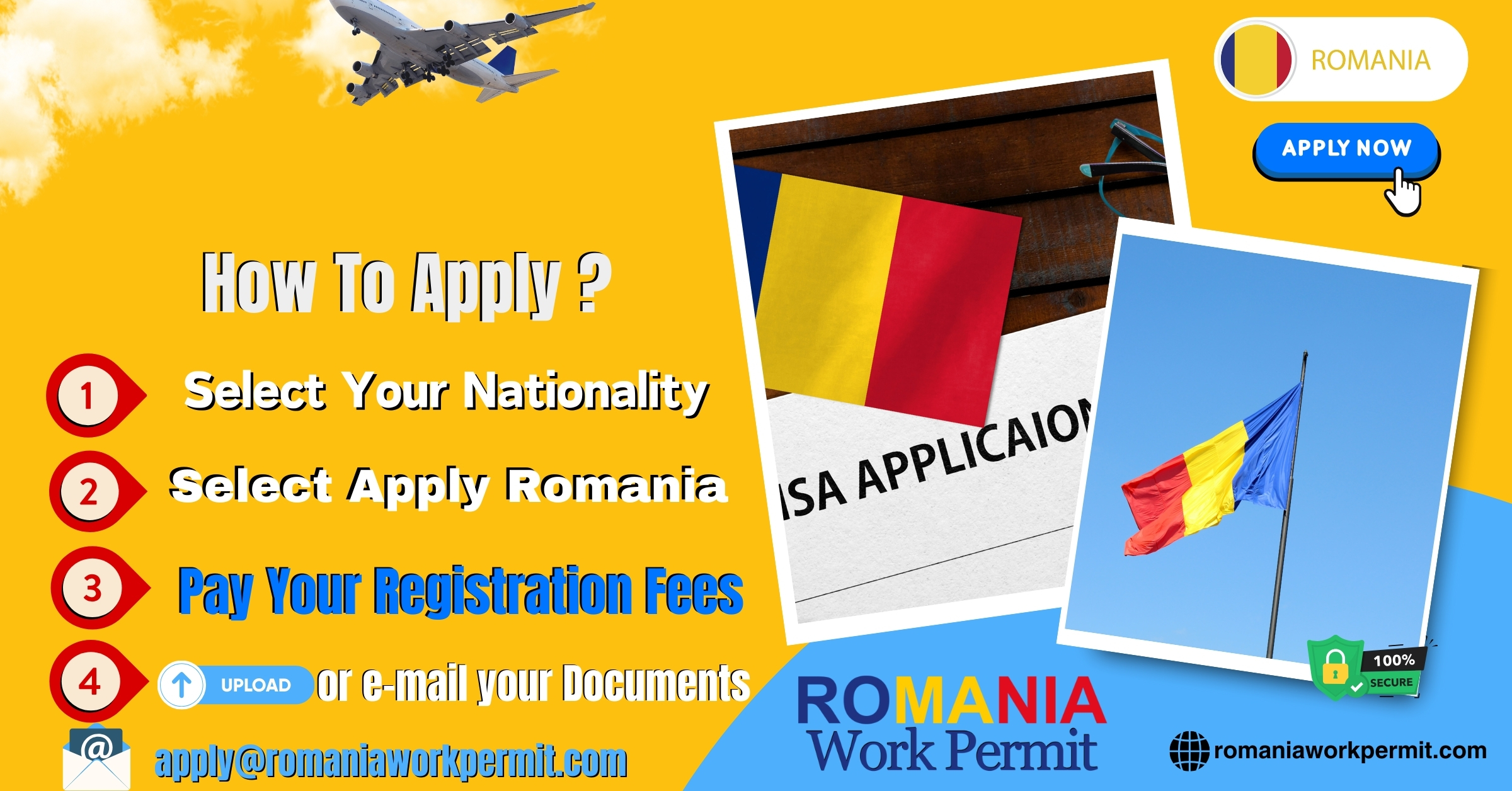 Romania Work Permit, Study, Jobs, and EU Blue Card Visa Requirements for Yemeni Citizens